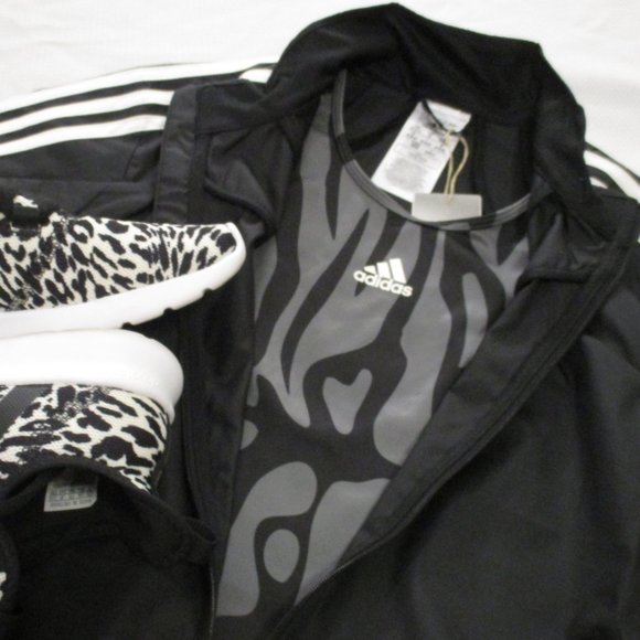 🌹 ADIDAS MARATHON 3-STRIPES JACKET – SIZE M - NWT 🌹 - Picture 12 of 16